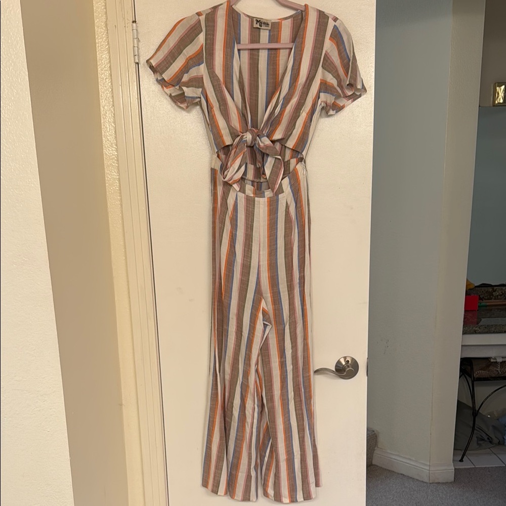 Striped Multicolor Jumpsuit